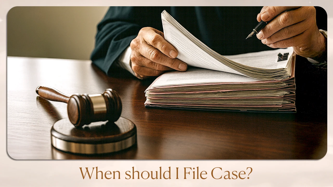 When Should I File Case?
